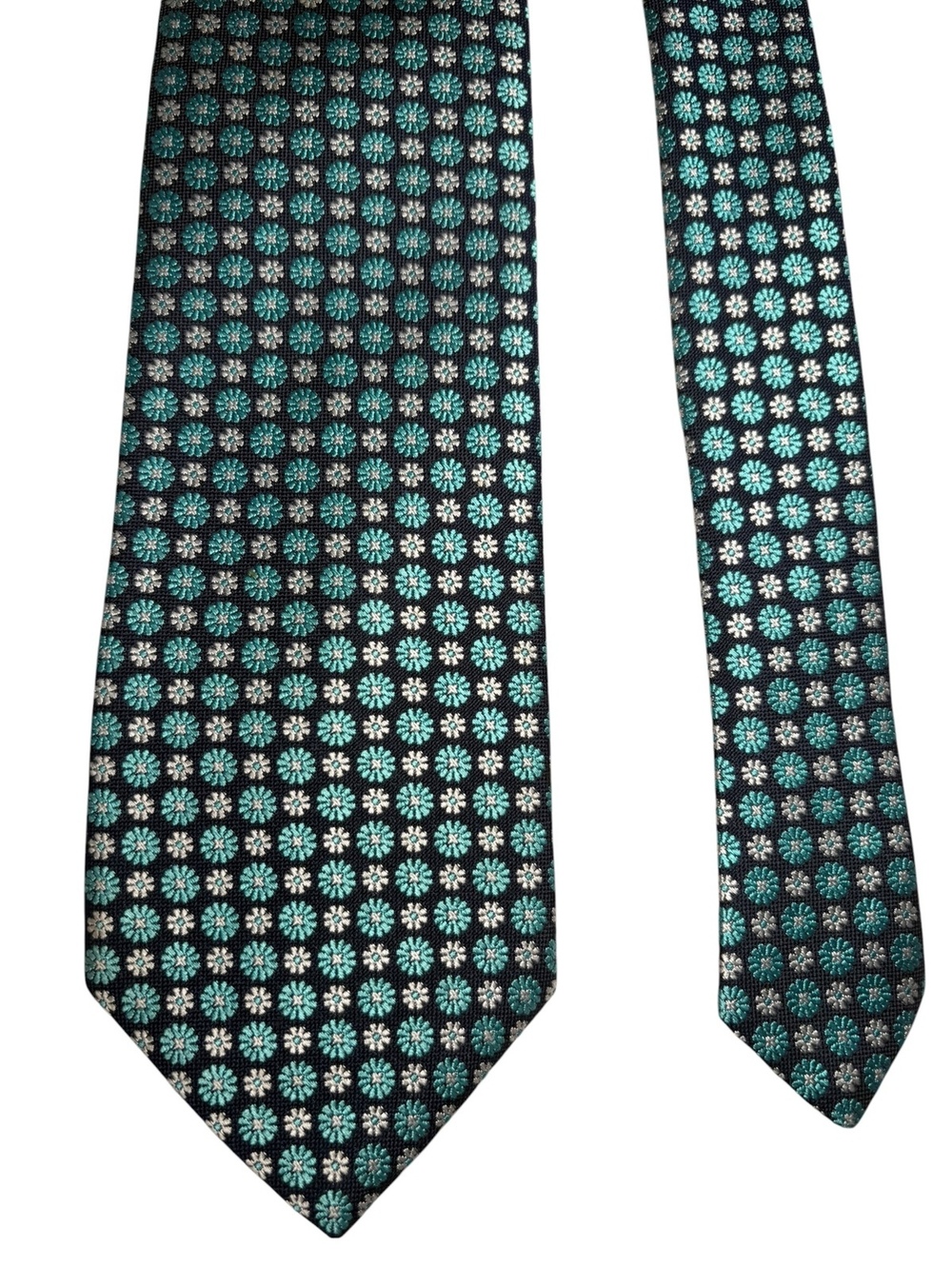 Brooks Brothers Makers Merchants Silk Floral Jacquard Pink Blue Tie